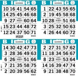 4 on Bingo Paper Cards- Pack of 750 Sheets
