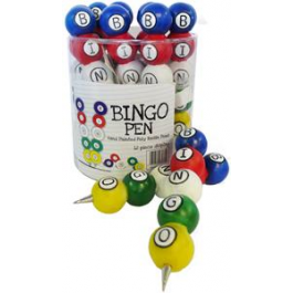 Bingo Ball Pen- Black Ink