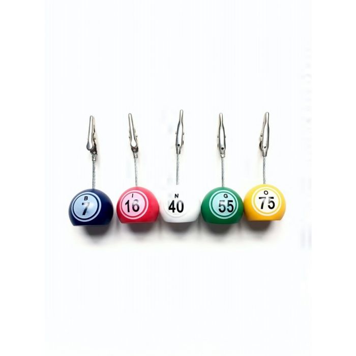 Admission Ticket Holders Bingo Balls Set of 5