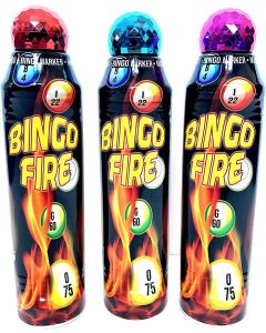 Bingo Hot Fire 4oz Bingo Daubers- Set of 3 Colors