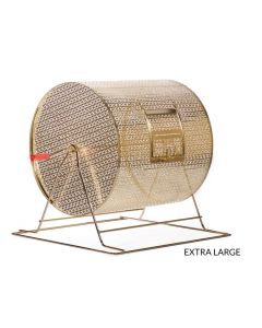 Raffle Drum- Brass Plated- Extra Large