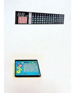 Manual Keypad with 5 Foot Game Indicator Flashboard- 2" Numbers