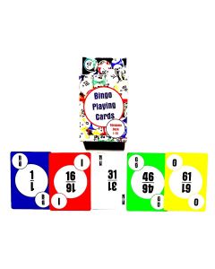 Bingo Calling Cards- Professional 75 Card Deck- 5 Colors