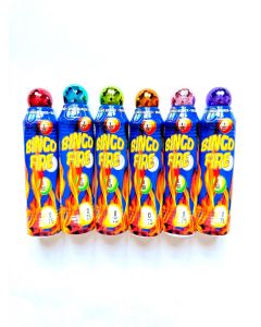 Bingo Hot Fire 4oz Daubers-  PACK OF 12- ASSORTED COLORS