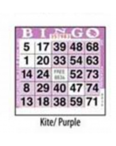 1 on Purple Kite Pattern Paper- Case of 9000 Sheets
